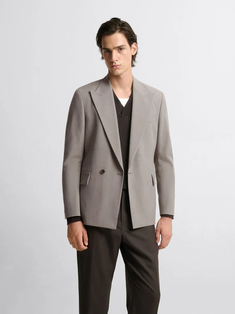 Veste de costume croisée - L'atelier