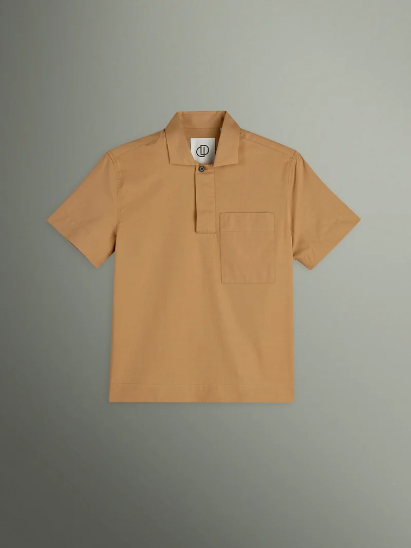 Chemise manches courtes regular en coton