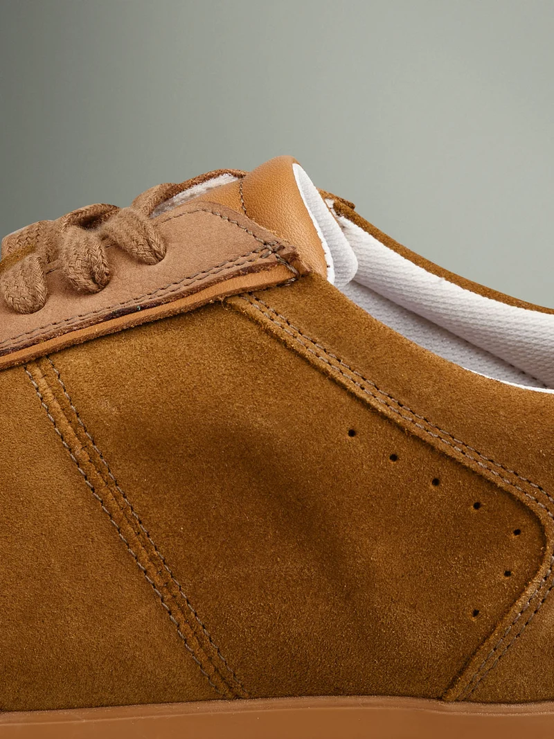 Baskets en cuir