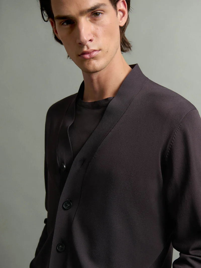 Cardigan en jersey