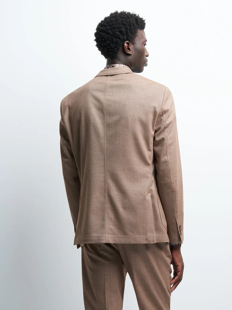 Veste coordonnable slim chevrons