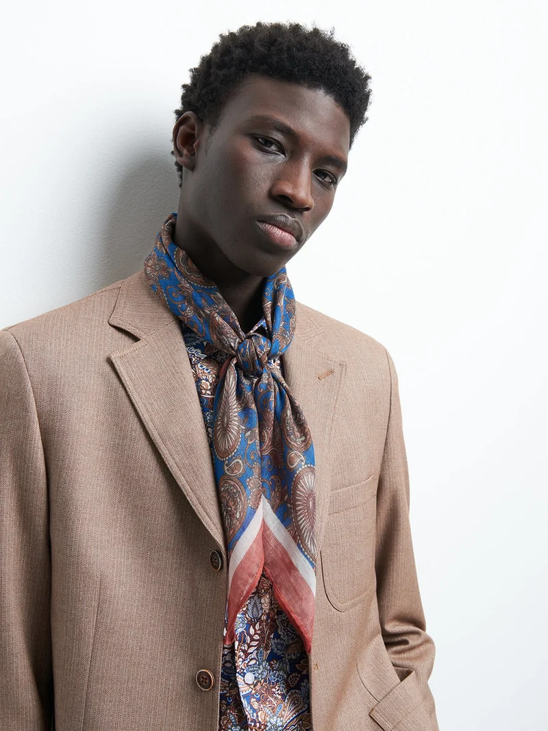 Veste coordonnable slim chevrons