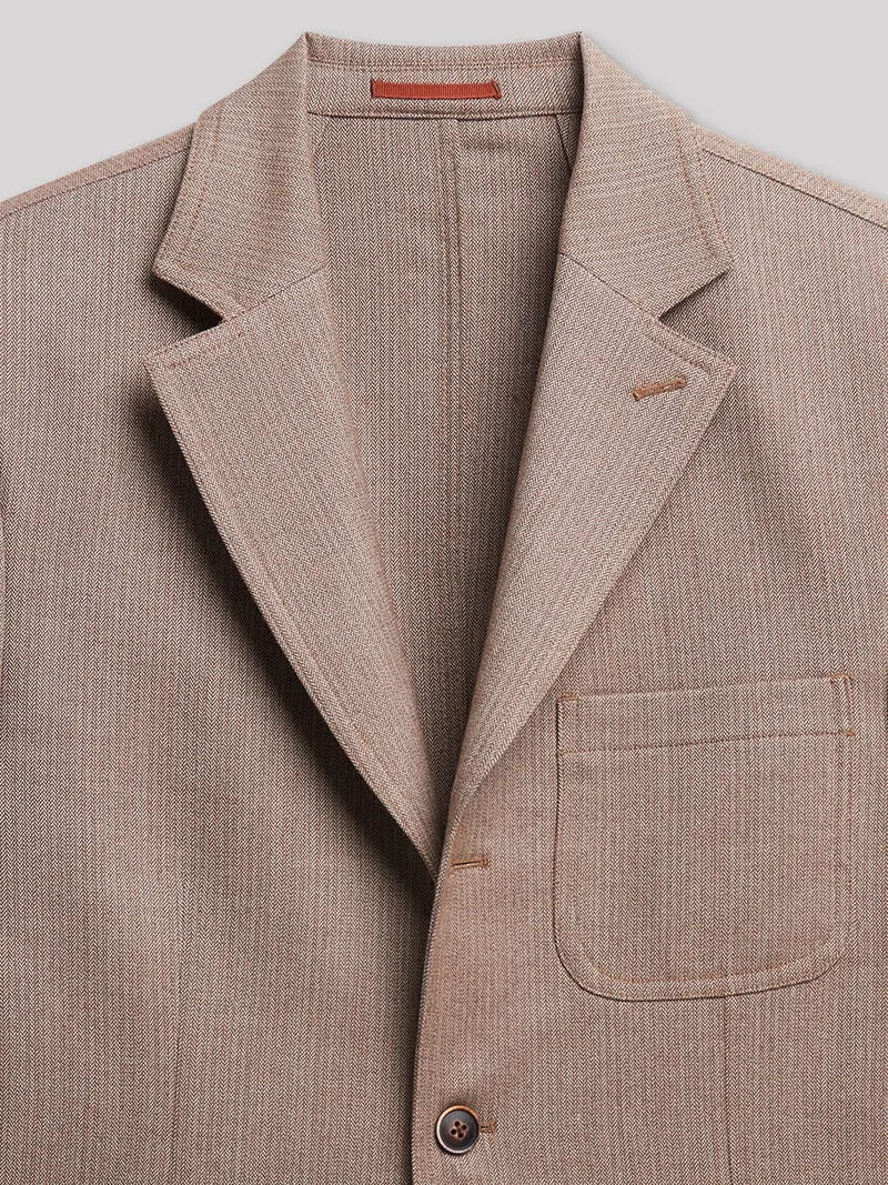 Veste coordonnable slim chevrons