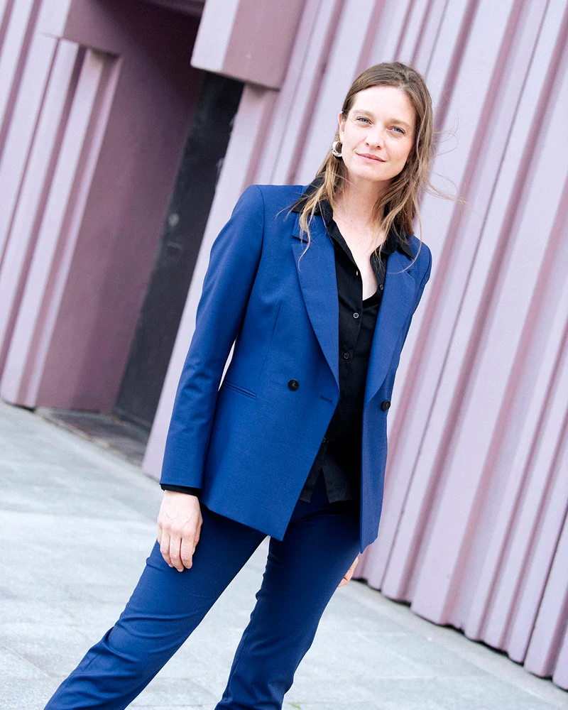 Veste ceinturée Olbia - Cobalt