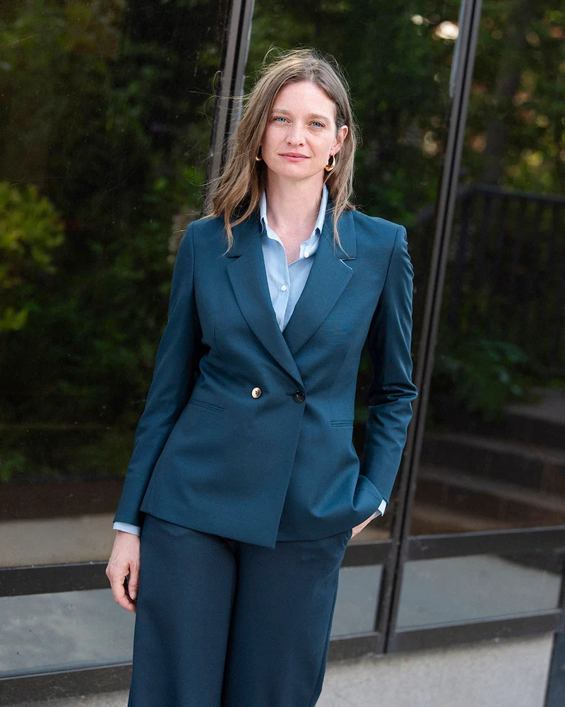 Veste ceinturée Olbia - Teal