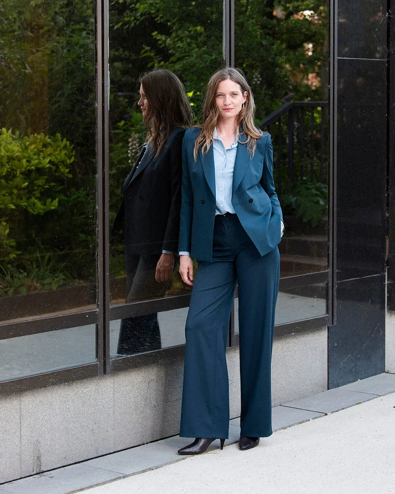 Veste ceinturée Olbia - Teal