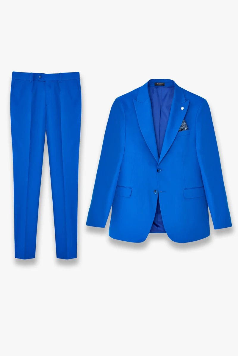 Man Suit Navy Blue