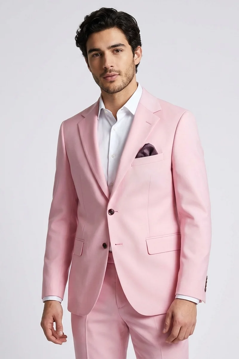 Man Suit Pink