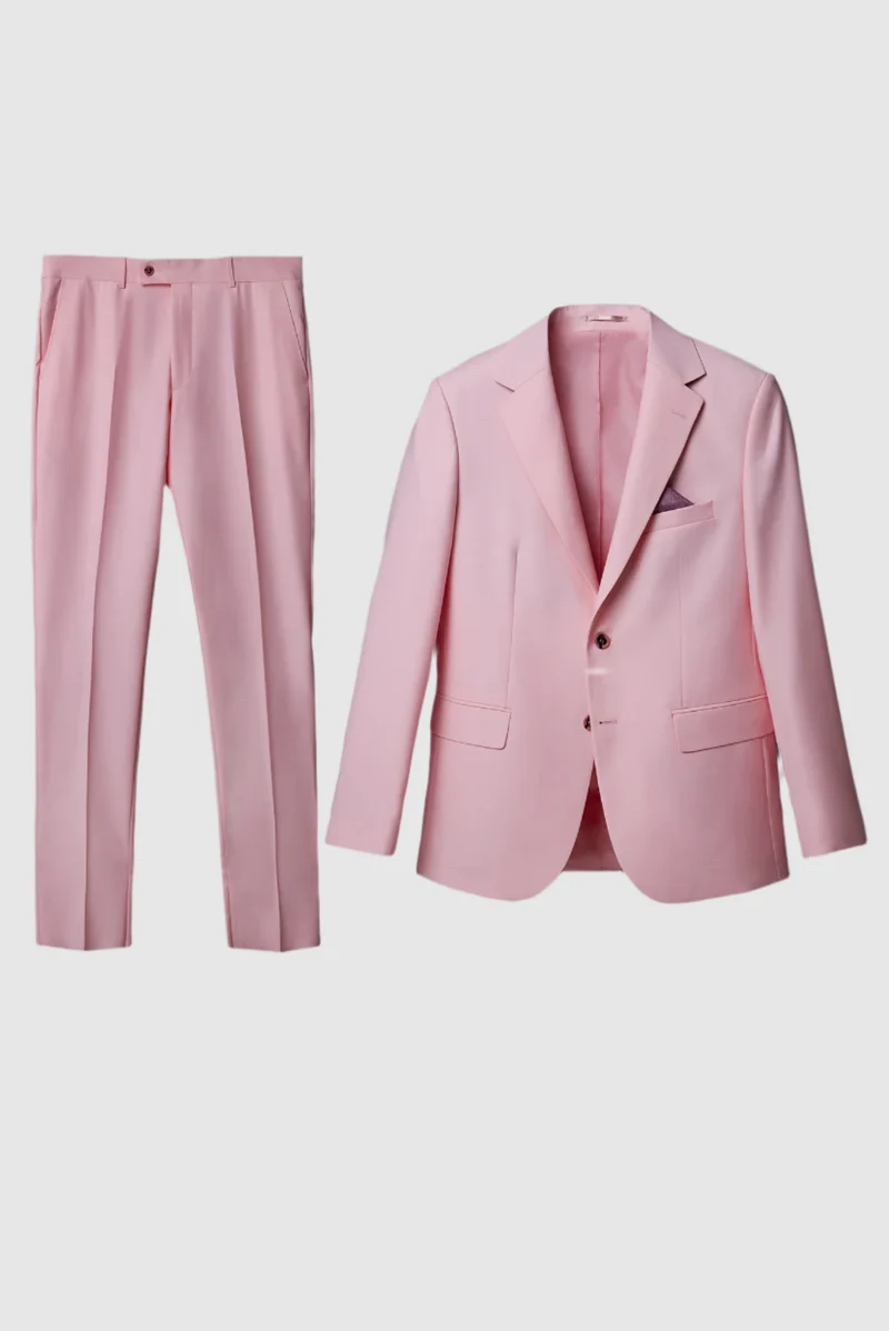 Man Suit Pink