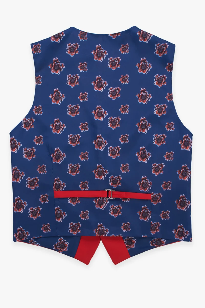 Man Waistcoat Red