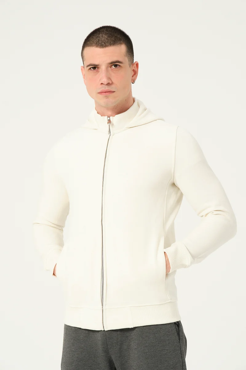 Cotton Man Sweater White