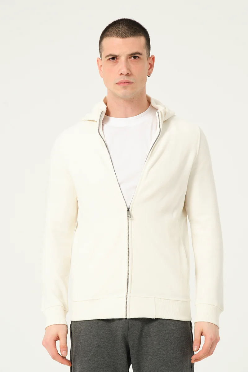 Cotton Man Sweater White