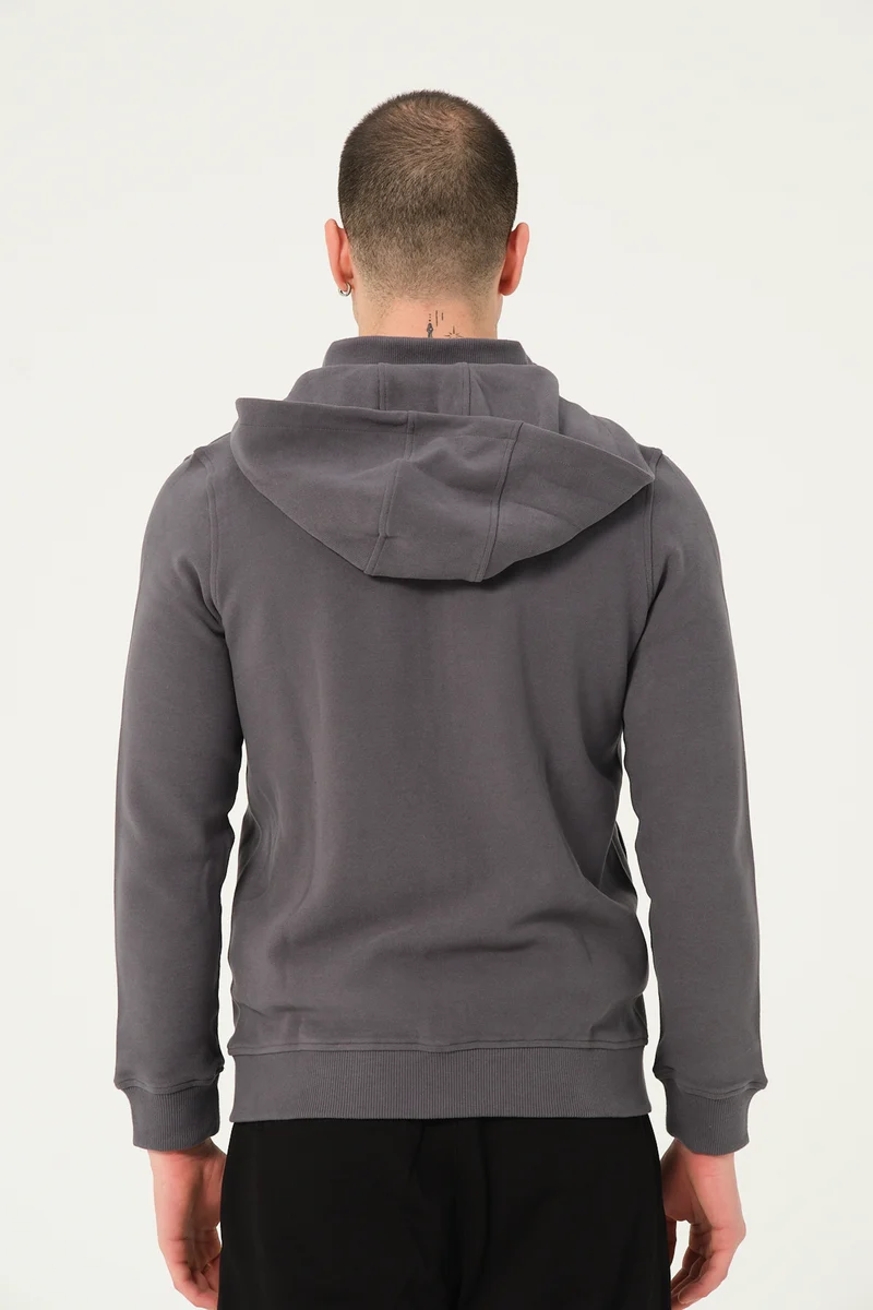 Cotton Man Sweater Grey
