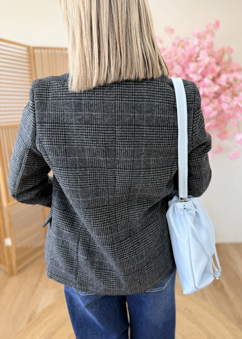 Blazer chevrons épaulettes