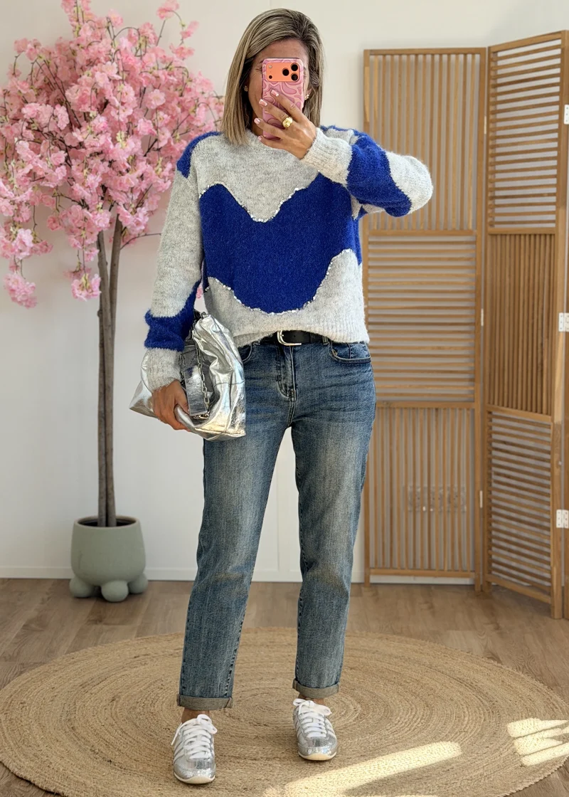 Pull à sequins hyper doux
