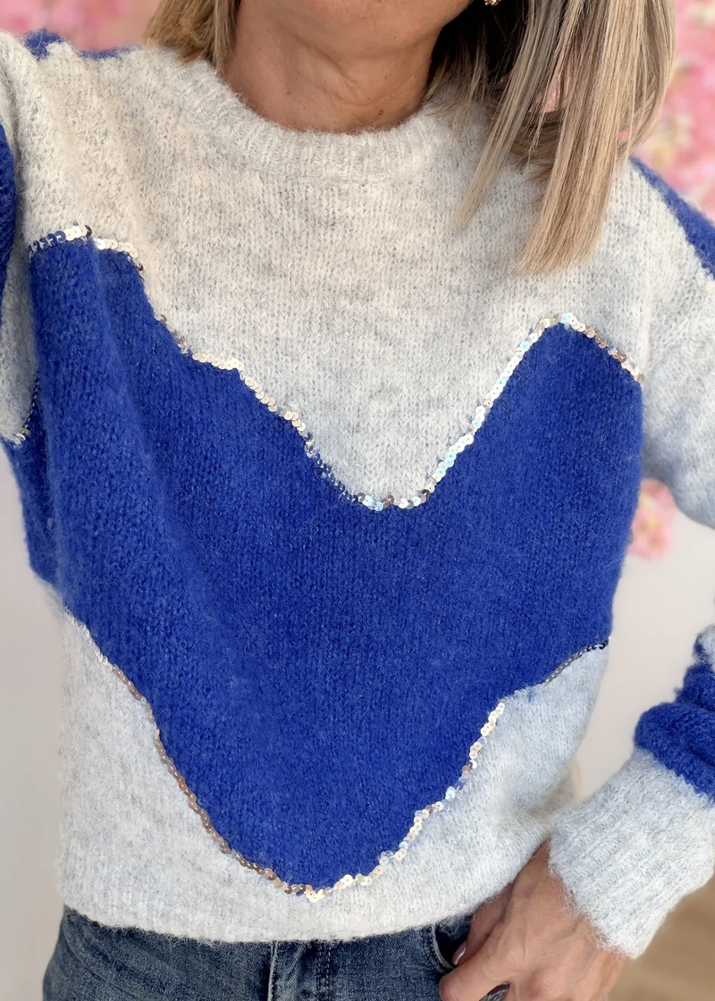 Pull à sequins hyper doux