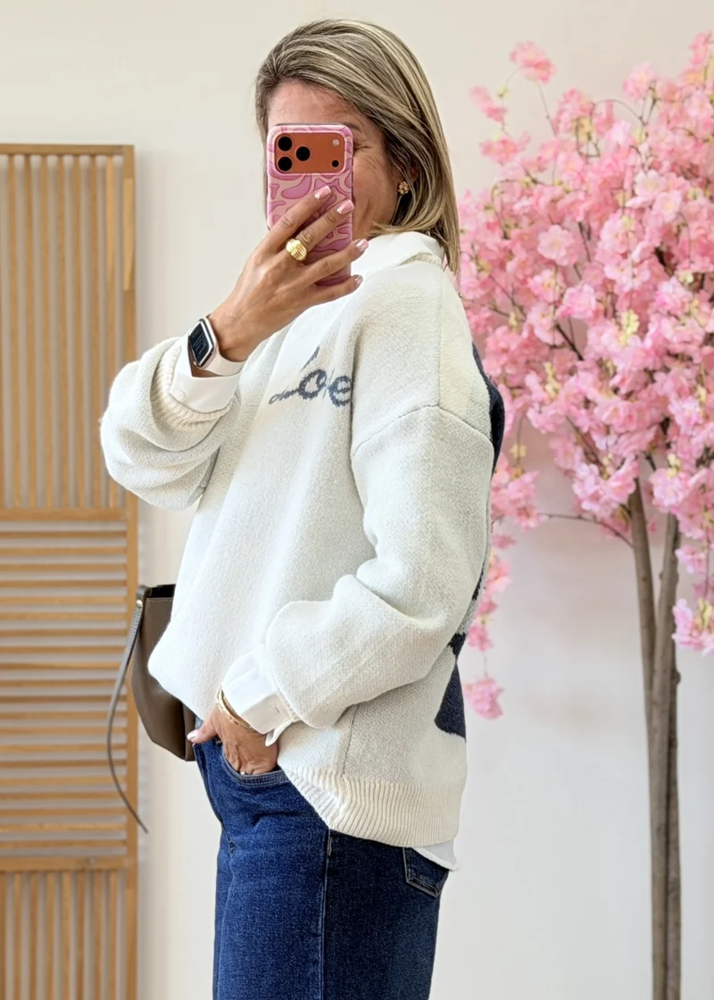 Pull oversize Love