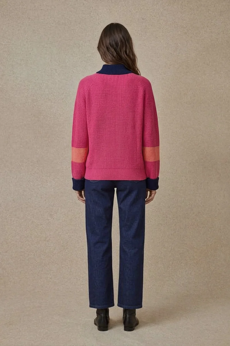 Pull Audacieuse Rosewood en Laine
