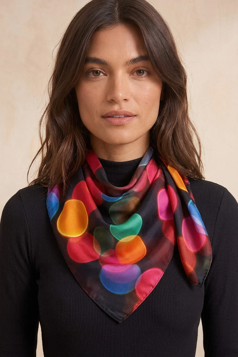 Foulard en soie Midnight