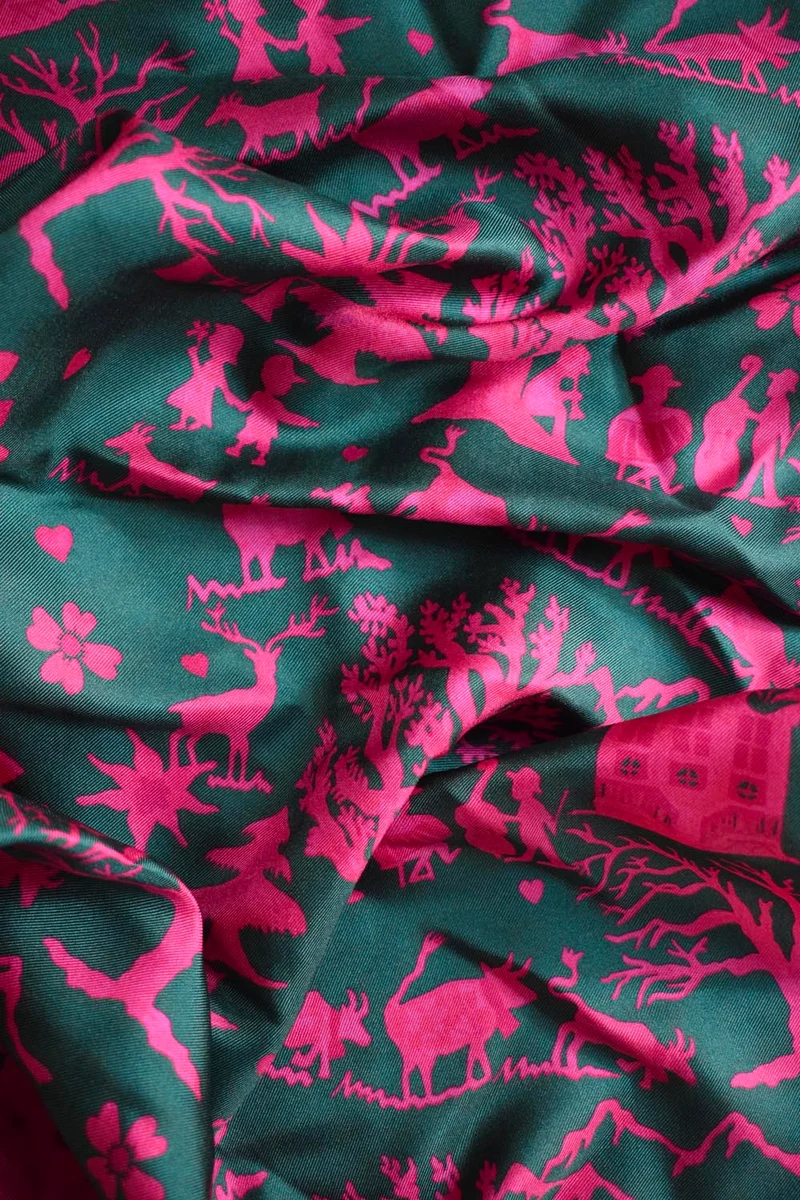 Foulard en Soie Chalet
