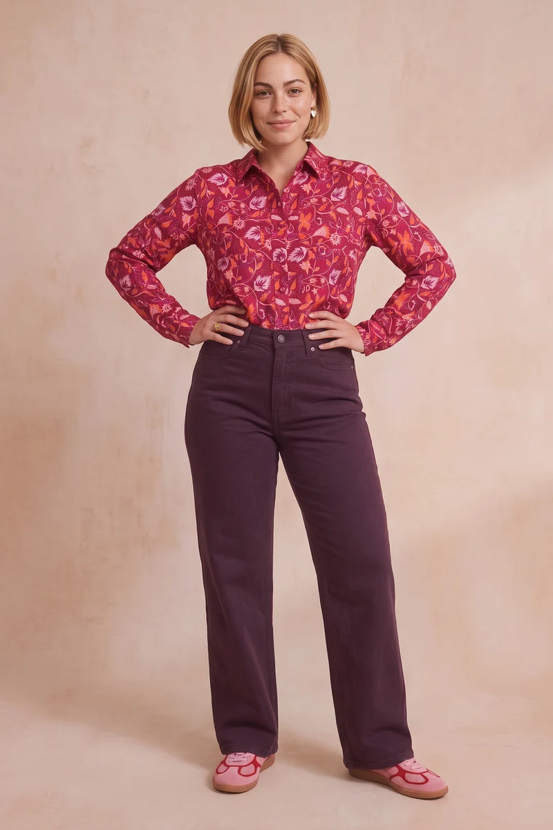Pantalon Idéaliste Cassis