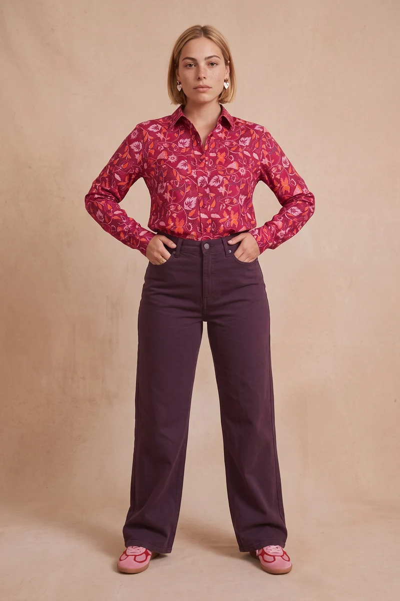 Pantalon Idéaliste Cassis