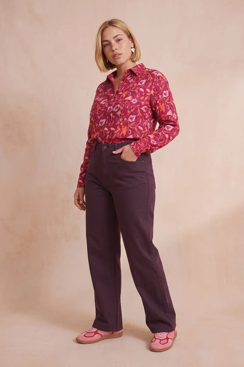 Pantalon Idéaliste Cassis