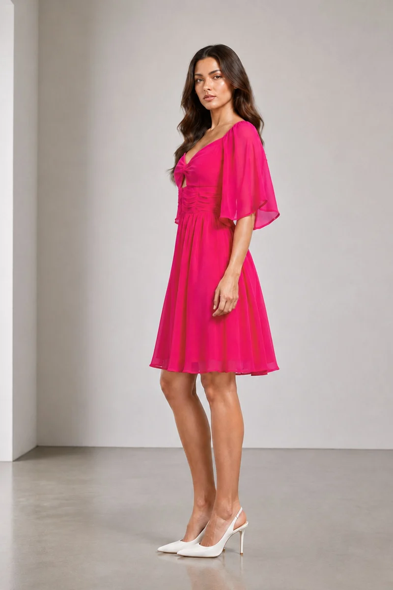 Amoura|Vicose Sweetheart Cutout Mini Dress