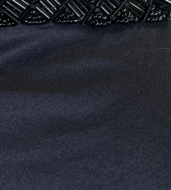 Nolena|Viscose Embellished Square Neck Dress