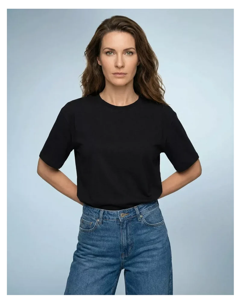T shirt Oversize femme Noir