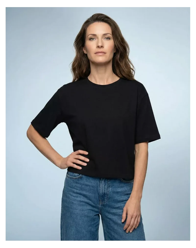 T shirt Oversize femme Noir