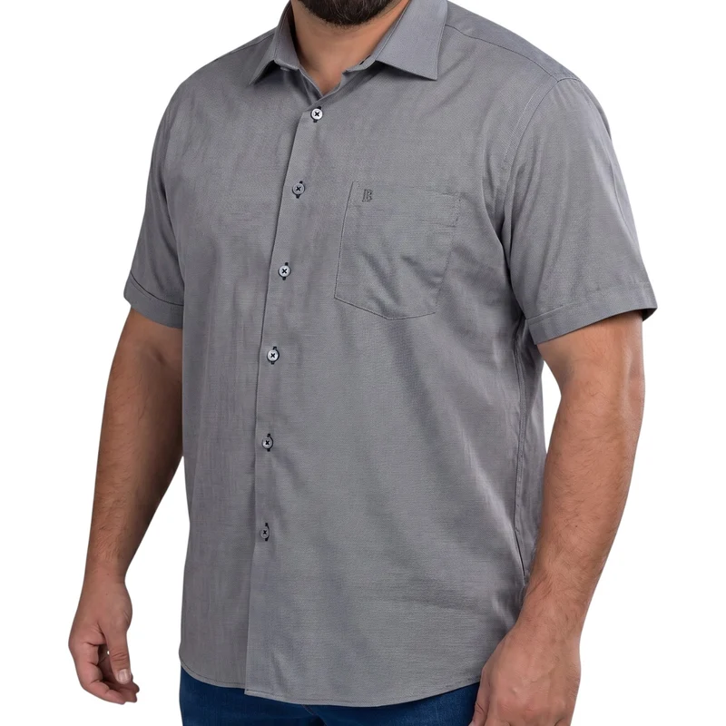 Chemisette homme grande taille unie coupe large CORTIGIO Doublissimo