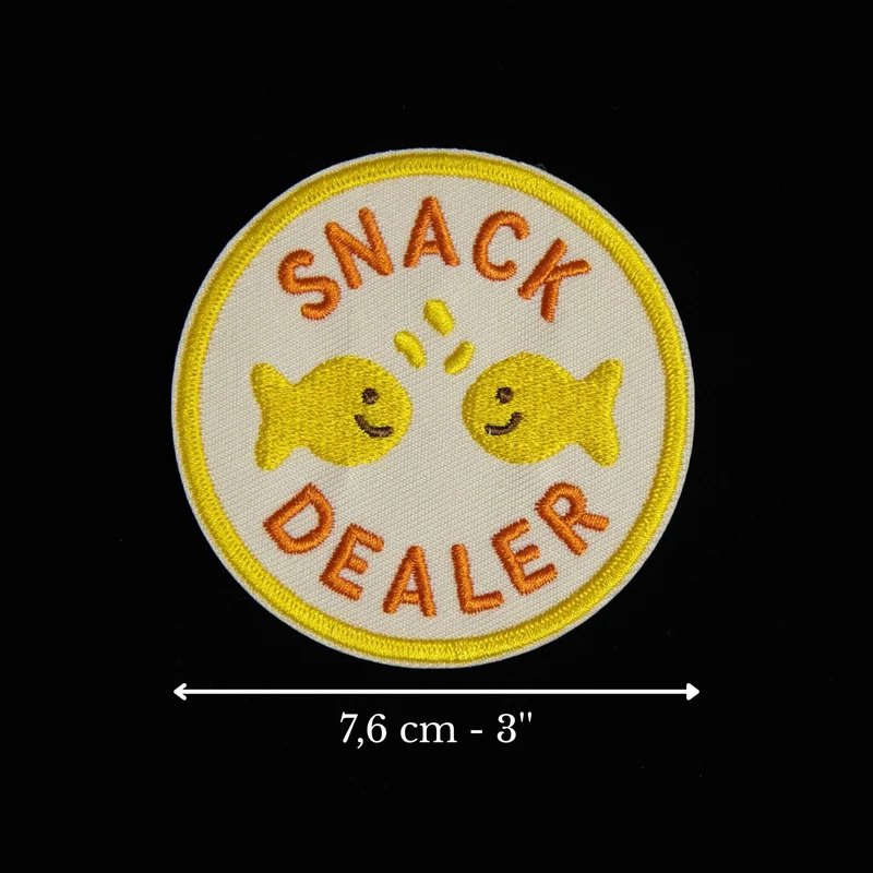 Snack Dealer Goldfish | Écusson thermocollant brodé