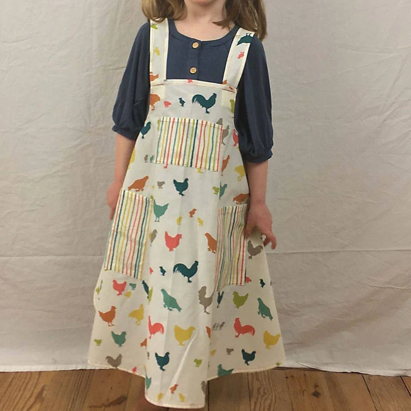 PATRON DE COUTURE PDF | Tablier Cookie pour enfant | Folkwear | UNISEXE
