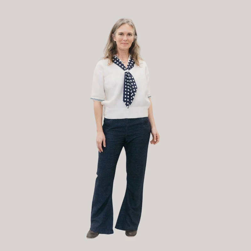 PATRON DE COUTURE PDF | 229 Pantalon marin | Folkwear | UNISEXE