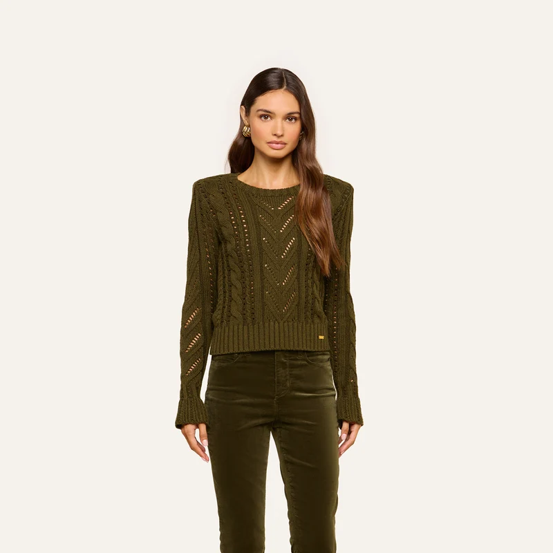 Mio Cabled Pullover