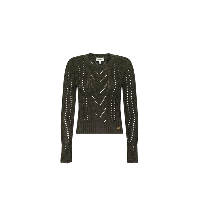 Mio Cabled Pullover