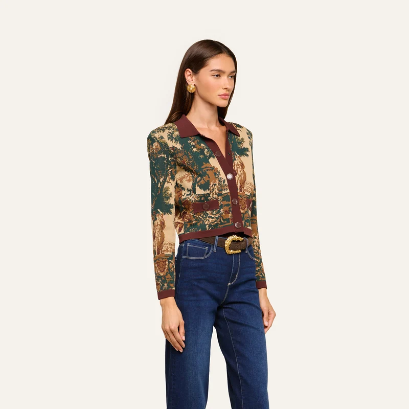 Osiris Jacquard Cardigan