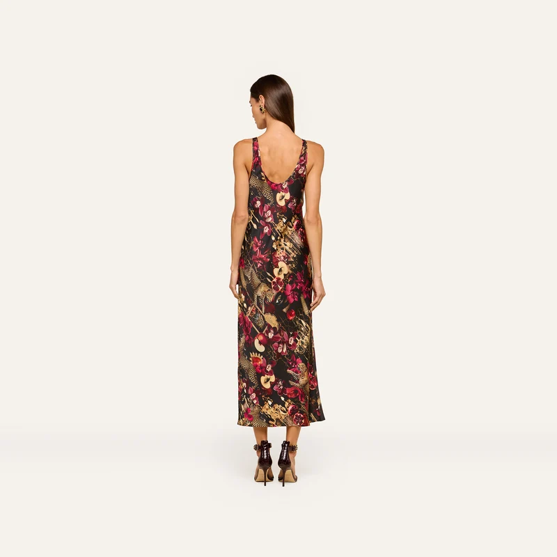 Akiya Satin Maxi Dress