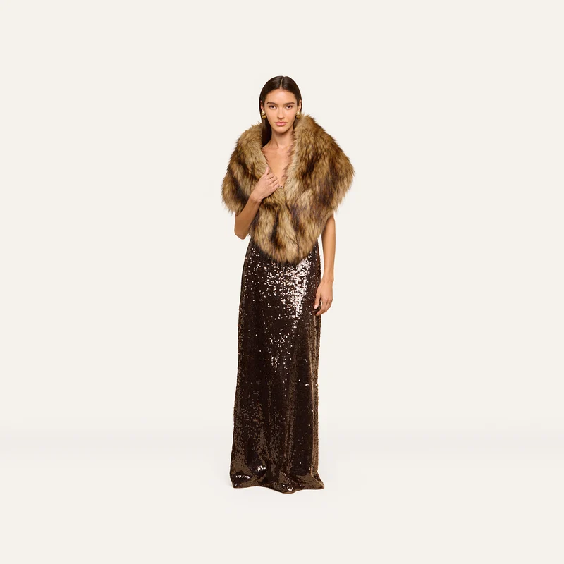 Hazel Faux Fur Stole