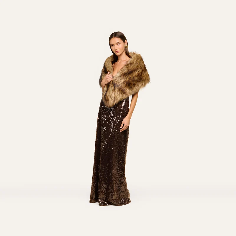 Hazel Faux Fur Stole