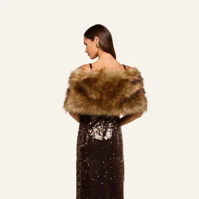 Hazel Faux Fur Stole