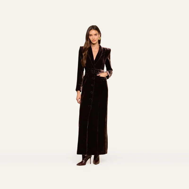 Raini Velvet Maxi Dress