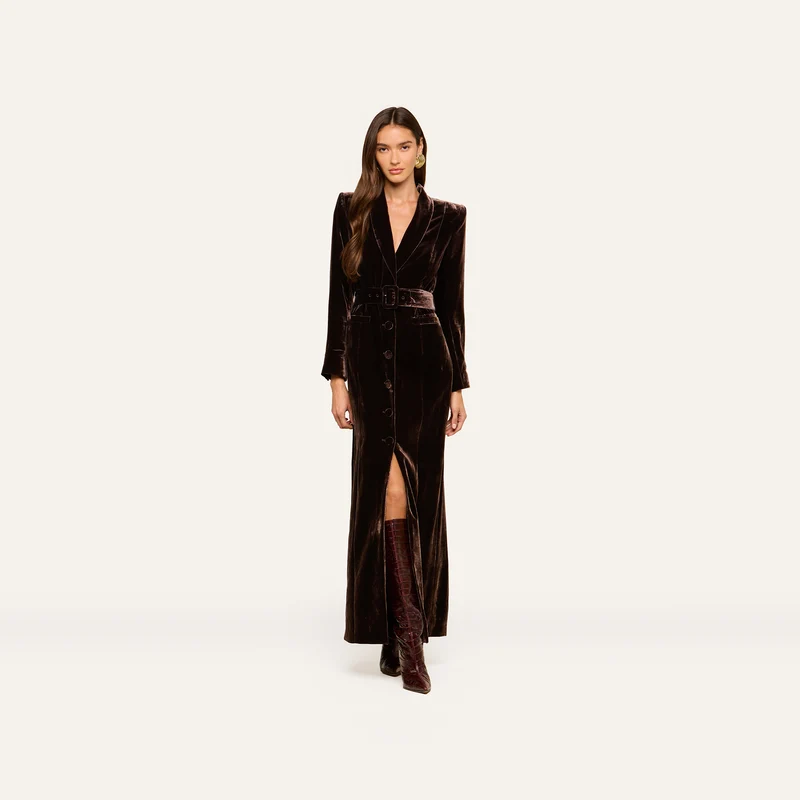Raini Velvet Maxi Dress