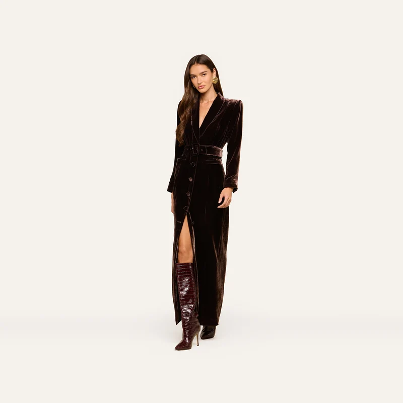 Raini Velvet Maxi Dress
