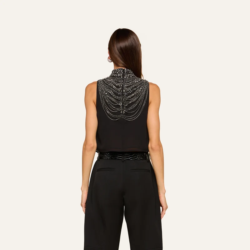 Yun Draped Crystal Tank