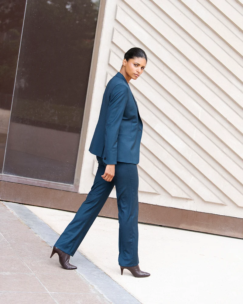 Pantalon droit Berlin - Teal