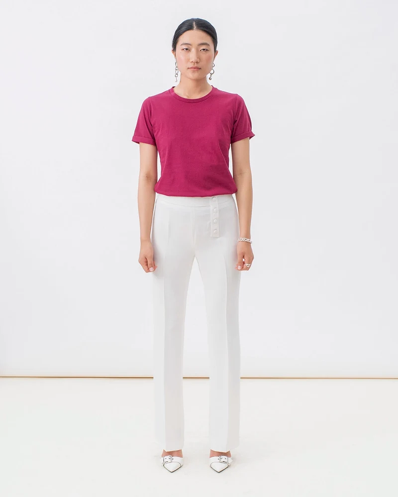 T-shirt coton - Framboise