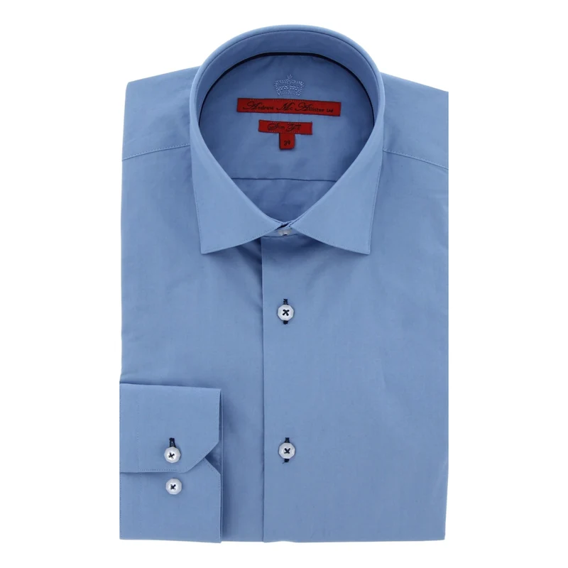 Chemise homme coupe cintré unie BILLY Andrew Mac Allister