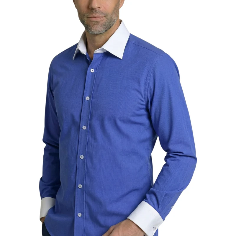 Chemise homme coupe droite unie MILES Andrew Mac Allister